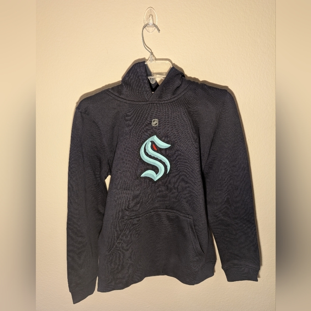 Outerstuff NHL Youth Boys Seattle Kraken Primary Logo Fleee Hoodie